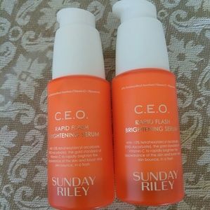 Sunday riley ceo rapid flash lot of two full size